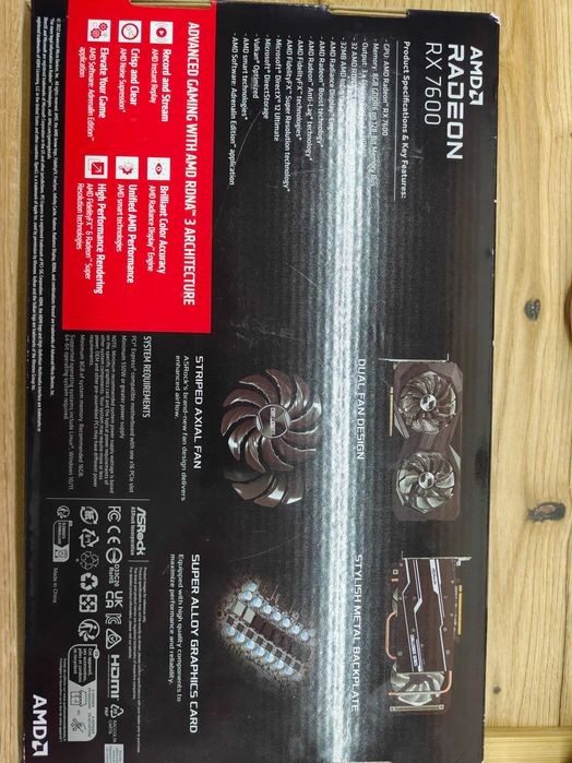 AMD Radeon 7600 8GB ASRock Challenger