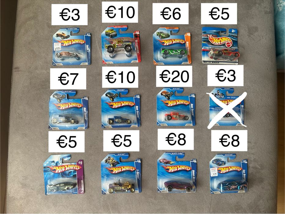 Hot Wheels колички - различни mainline/мейнлайн модели преди 2014