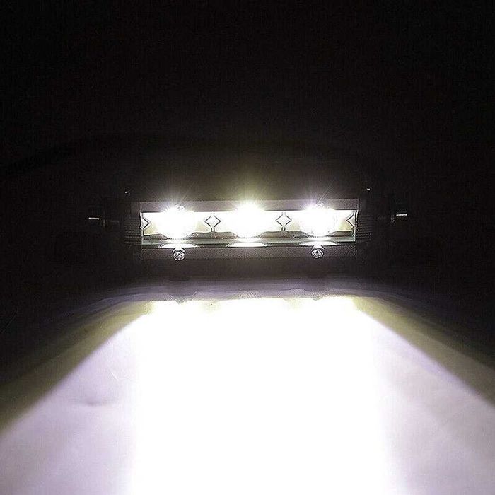 2 броя Мини 9W LED бар за осветление с 3 диода - 12/24V