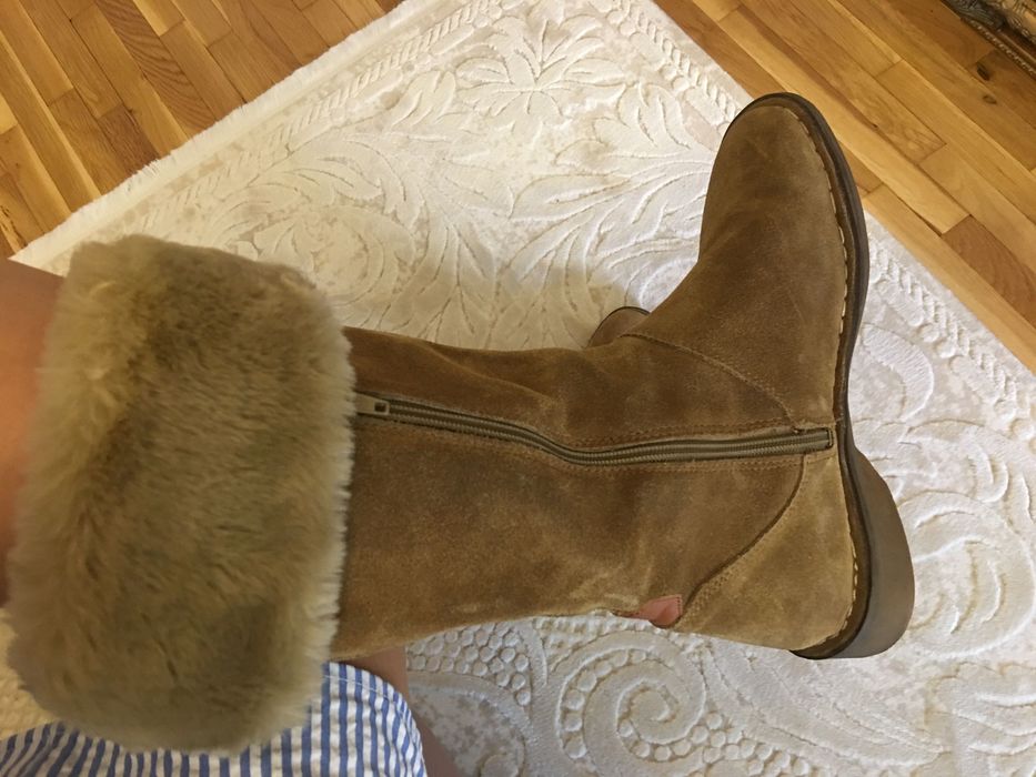 Велурени ботуши Tom Tailor