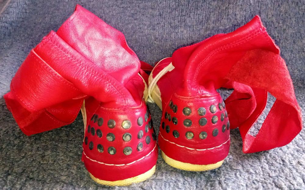 Високи кожени кецове. Размер 36