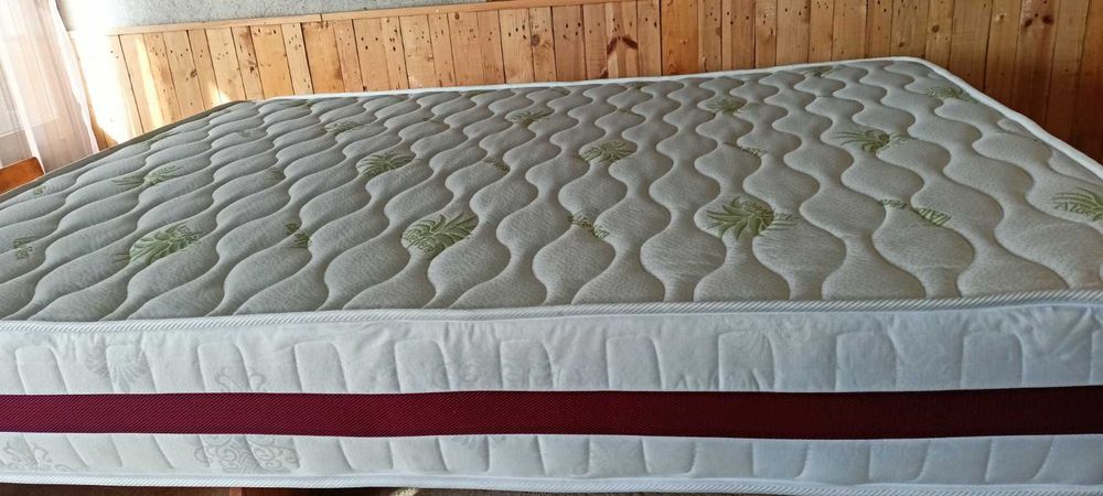 Двулицев матрак Милано лукс 144/190 + Подматрачна рамка