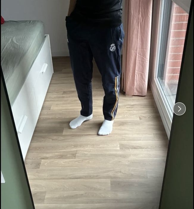 ADIDAS REAL MADRID 2026 Navy Blue tracksuit pants анцунг