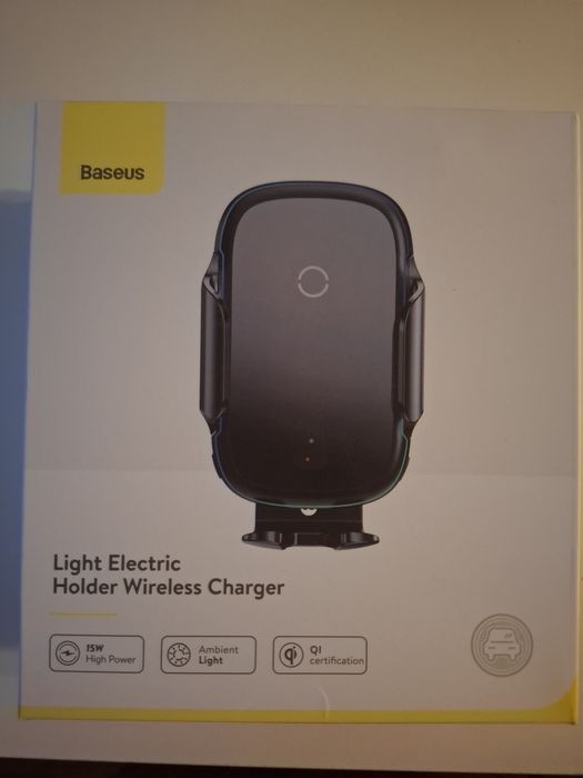 baseus electric holder wireless charger