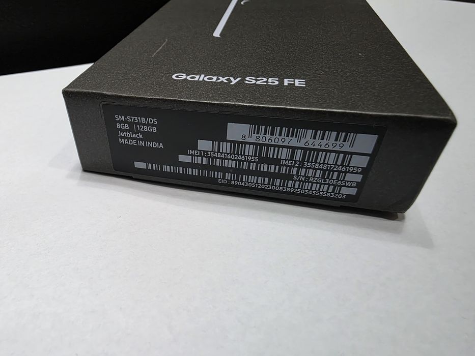 Samsung Galaxy S25 FE 5G Black 128GB SIGILAT Factura/Garantie Liber de retea