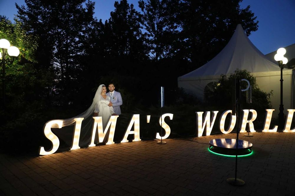 Închiriere Litere Volumetrice Luminoase - Nuntă, Botez, Aniversare