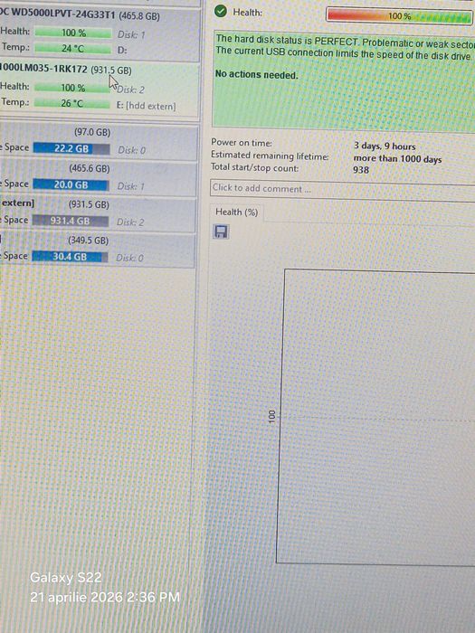 Vand Hdd extern 1 Tb