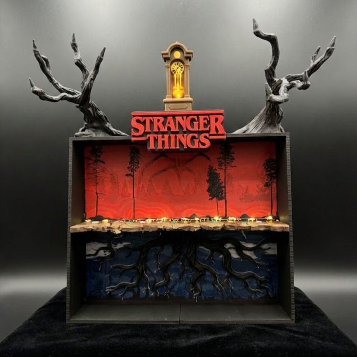 Стенд подставка для фигурок ОСД Stranger things (Очень странные дела)