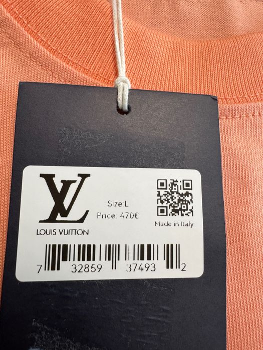 Louis Vuitton-Чисто нова оригинална мъжка тениска Л