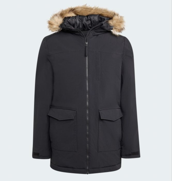Парка зима черный
