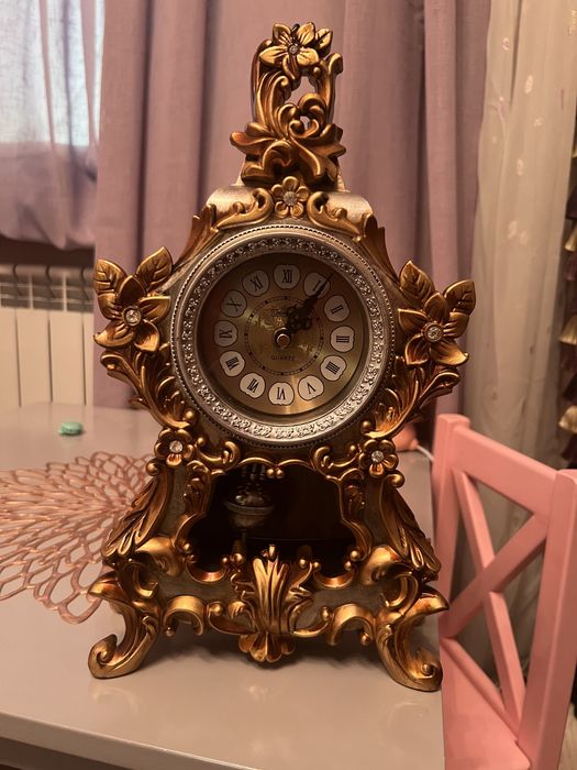 Продам декорация цветок и роскошные часы