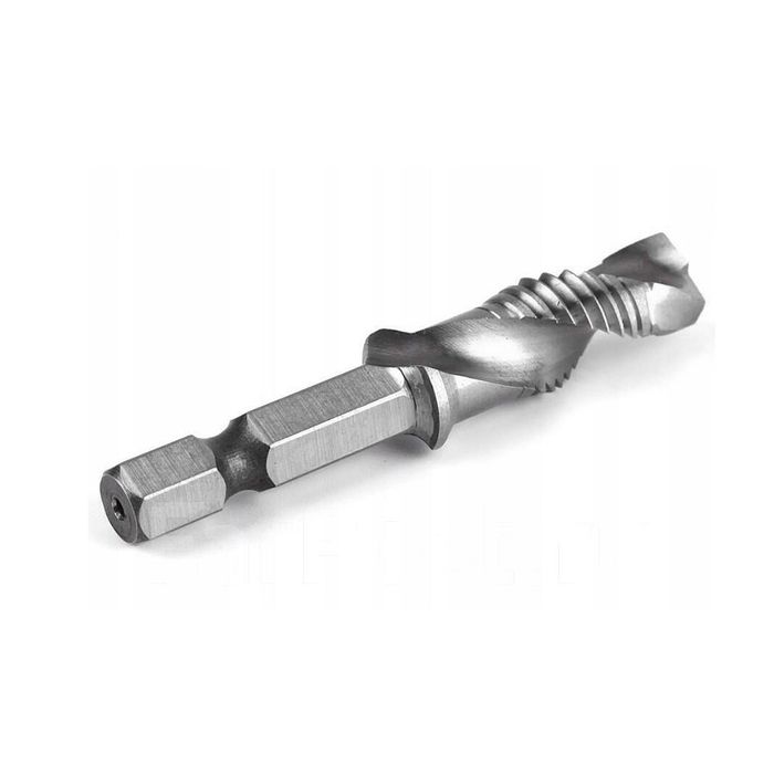 Set 6 burghie combinate pentru gaurire si filetare in metal, M3-M10,