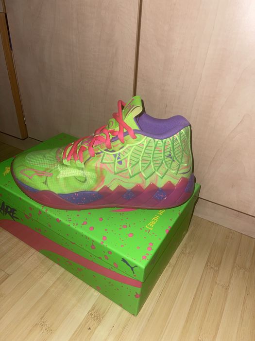 Adidasii de baschet Lamello Puma MB.01 inverse toxic