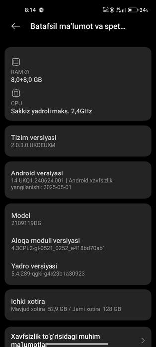 Mi 11 lite 5g ne