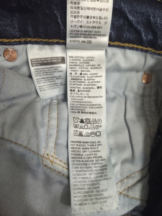 Оригинальные джинсы Levi's 517 синие