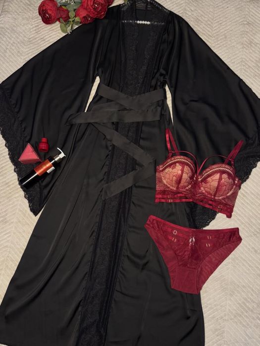 Пеньюар халат кимано домашняя одежда