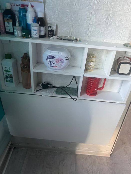 Стол раскладной тумба  много место не занимает