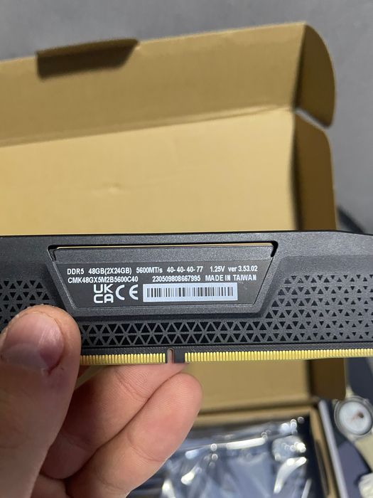 Мат. Плата aorus и i9 14900k 48гб ОЗУ