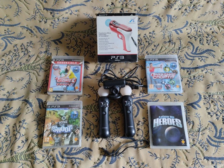 Мувы джостики пс3 с играми и вэп камерой
