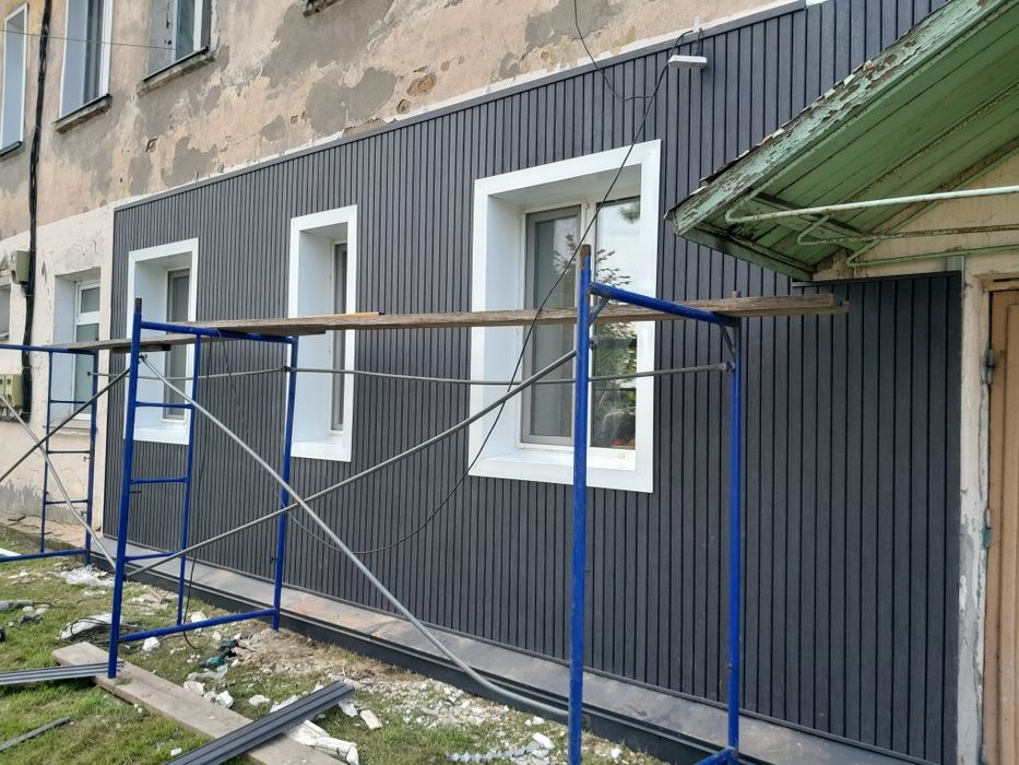 фасадные работы откосы