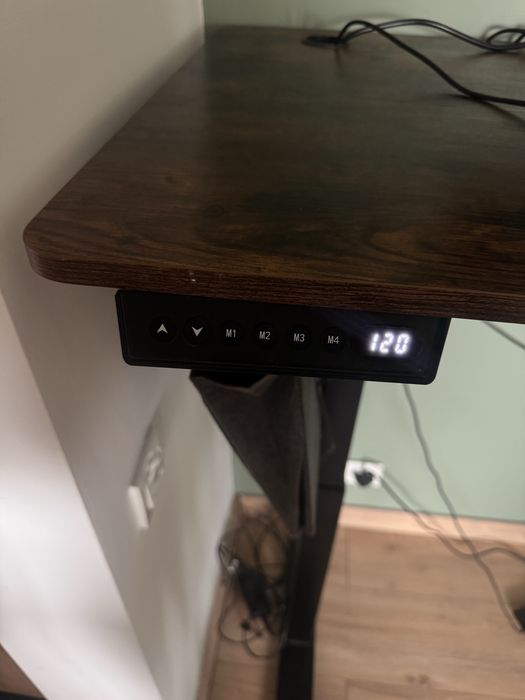 Vand birou reglabil, electric 60 x 140 x 72-120cm