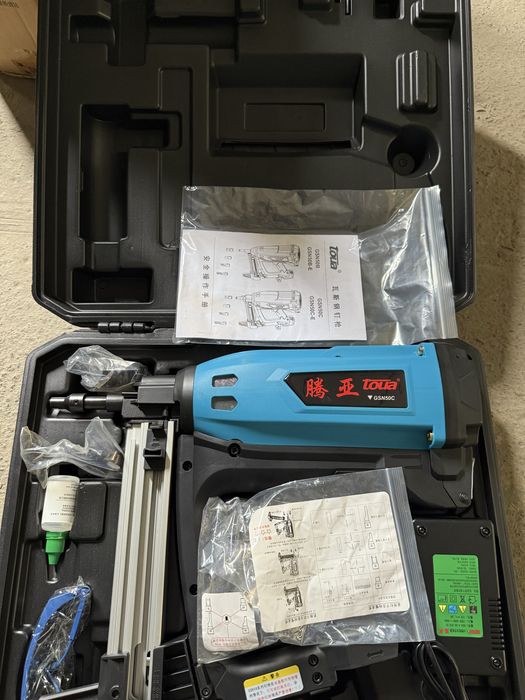 Аккумляторный/газовый монтажный пистолеты toua в ассортименте