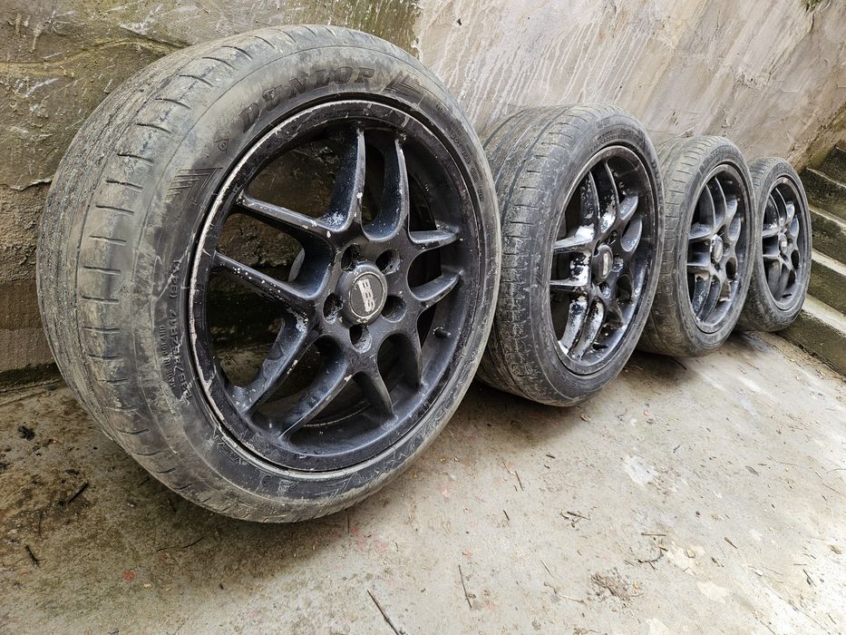 Vand URGENT Jante aliaj 17" BBS + anvelope Debica Presto UHP 235/45 R17