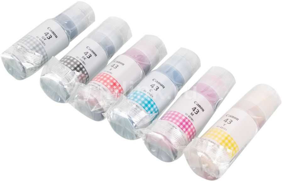 Чорнила для Canon PIXMA G640 G540 Canon GI-43 B/C/M/Y/G/R SET43C