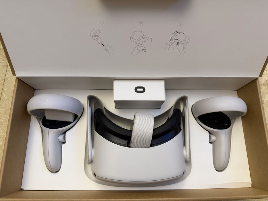 Ochelari VR META Oculus Quest 2, 128 GB, Alb