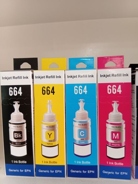 Краски для принтера Epson, Canon, HP