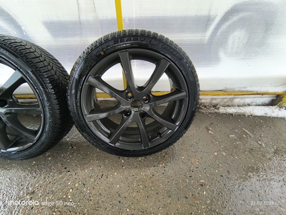 Джанти Borbet 4х100 17 цола с гуми 205 45 17