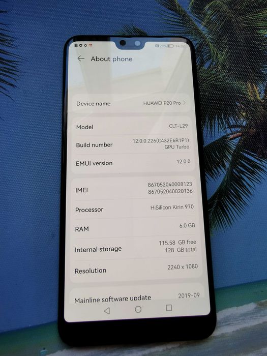 Huawei P20 Pro 6GB / 128GB