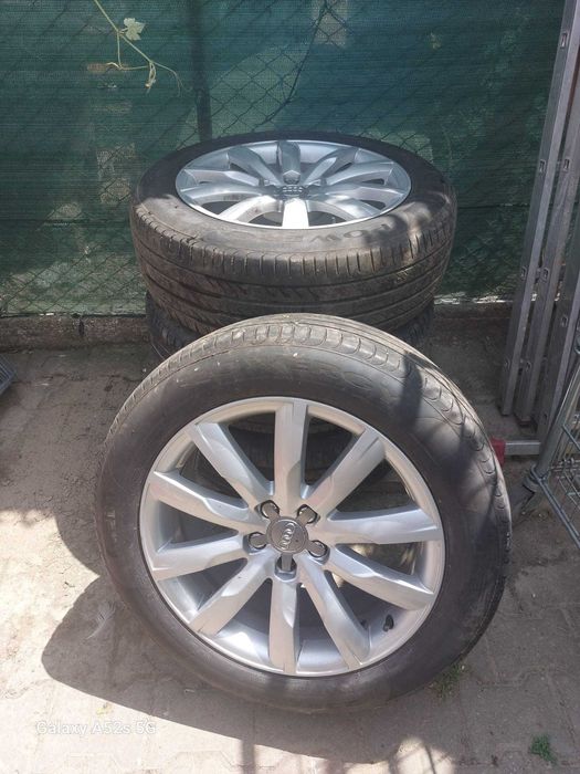 Anvelope Pirelli PowerGy cu jante Audi originale
