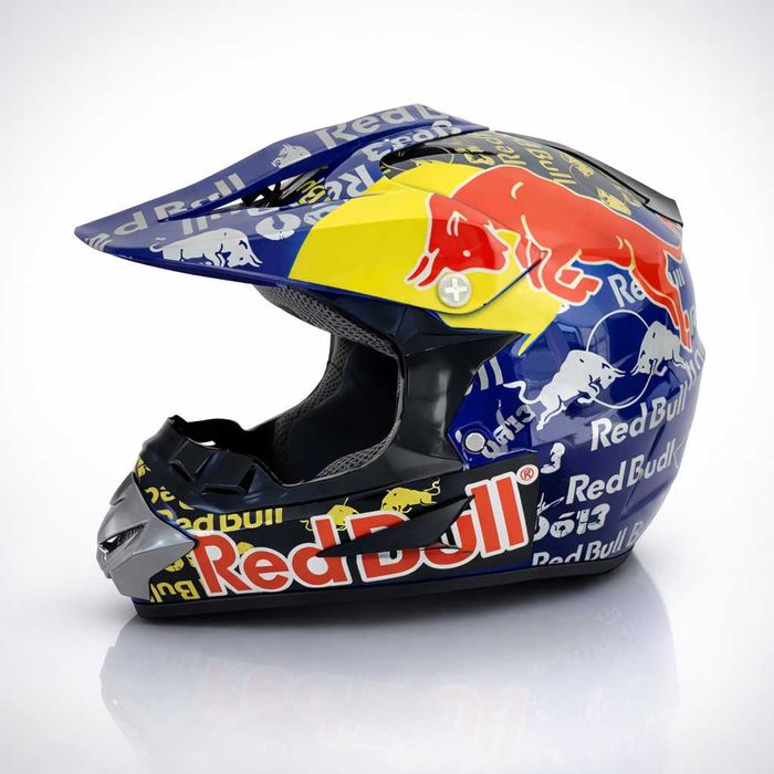 Кросова каска RED BULL, Full Face, DOT Сертификат, Размер: S; M;