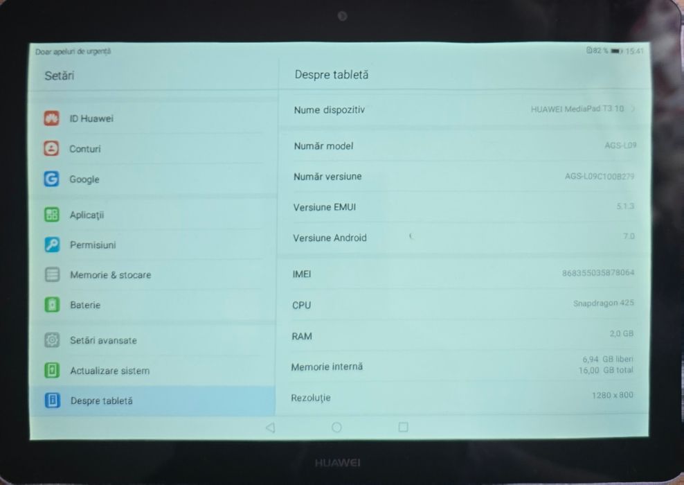 Tableta Huawei MediaPad T3 10 inch