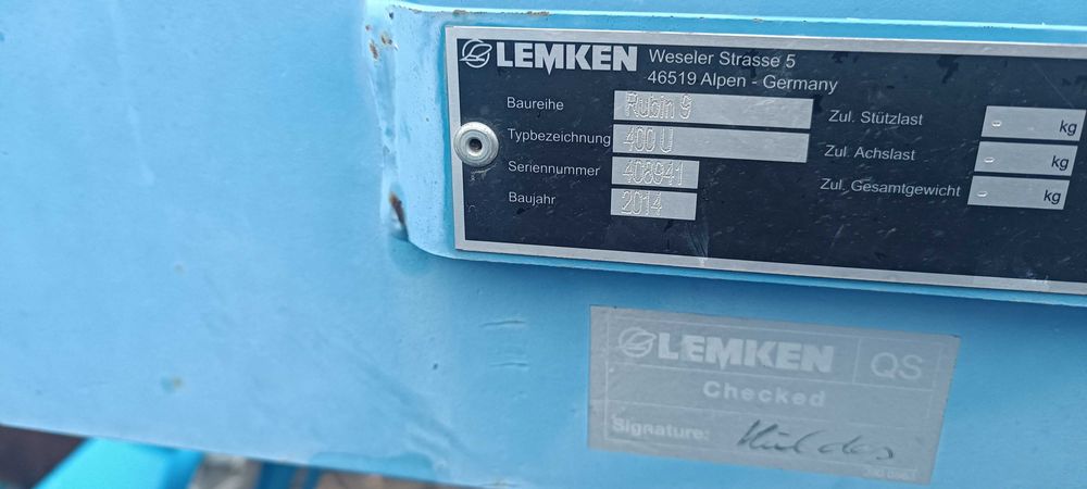 Disc Lemken Rubin 9
