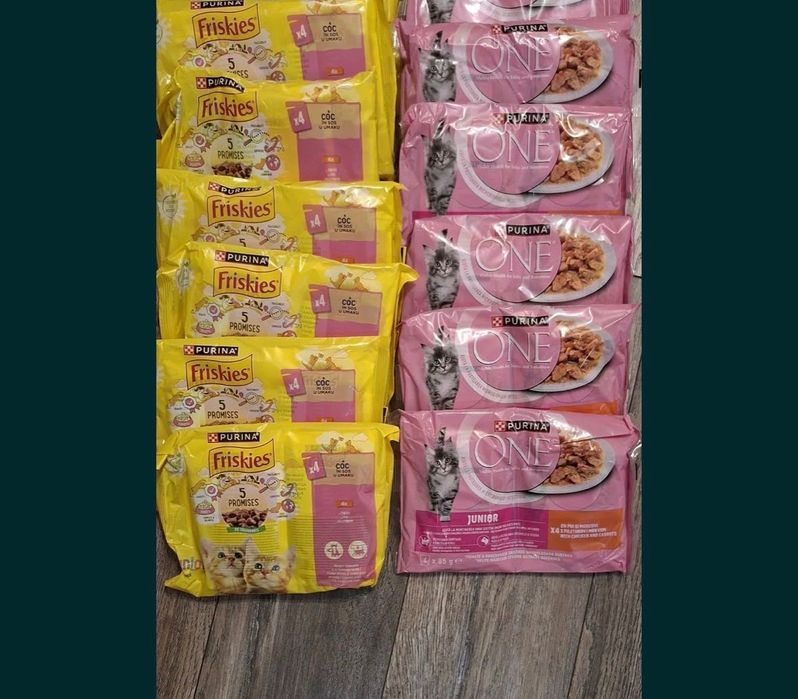 mâncare pisici lot kitten și adult