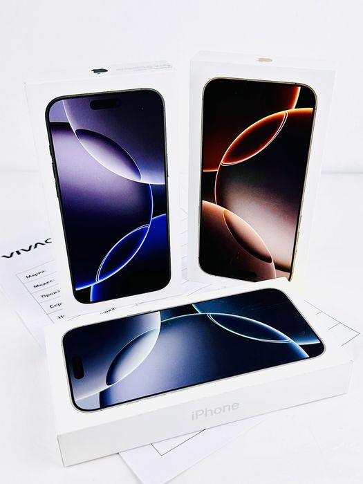 НОВ! Apple iPhone 16 Pro Max 256GB Black / Desert / White 2г. Гаранция