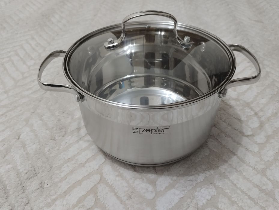 Кастрюля 7л нержавейка Zepter