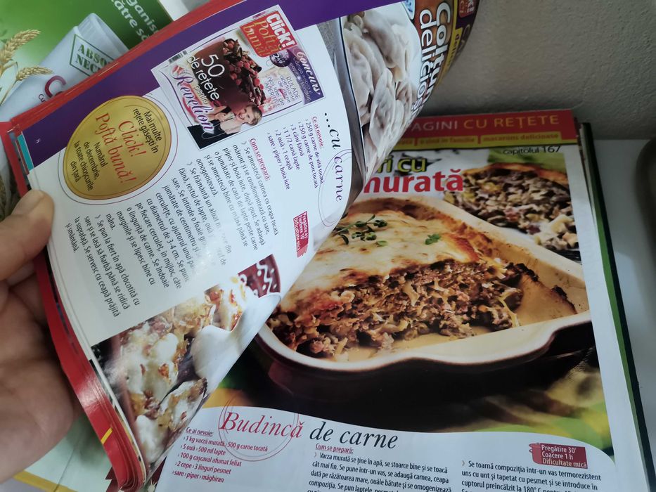 vând mape Rețetare Click