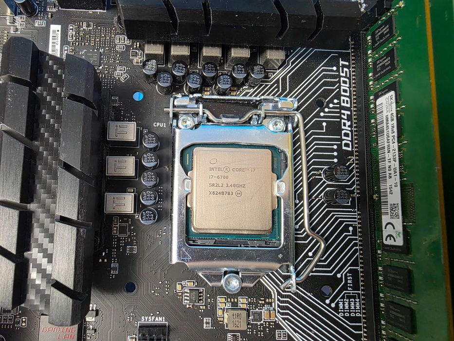 Kit gaming  Intel i7-6700 + MSI Z170-A Gaming PRO Carbon + 16GB