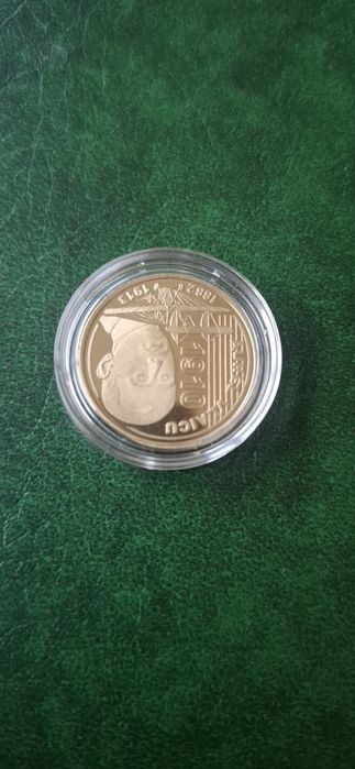 Monedă 50 Bani 2010 – Aurel Vlaicu – Calitate PROOF (Rară, Tiraj 5.000 bucăți)