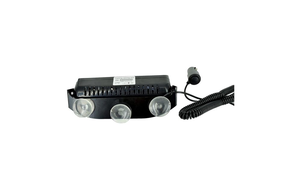 Lampa LED parbriz stoboscopica profesionala 12V Rosu - Albastru
