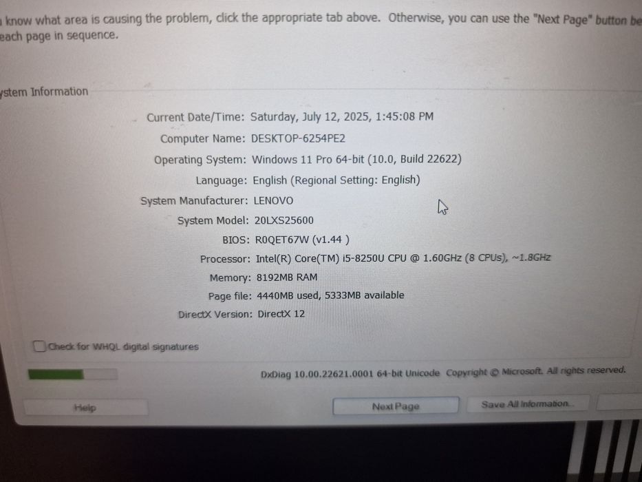 Laptop Lenovo i5 gen 8 Thinkpad L580
