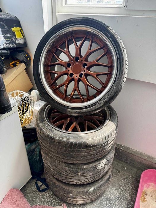 Jante Aliaj Custom R18 5x110 (Opel, Alfa Romeo, Saab) • Bronz / Polish