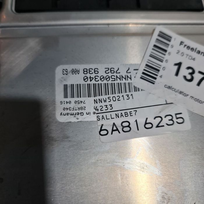 Calculator motor Land Rover Freelander 1 2.0 TD4 1998 - 2006 112CP Manuala M47 (1377) ...