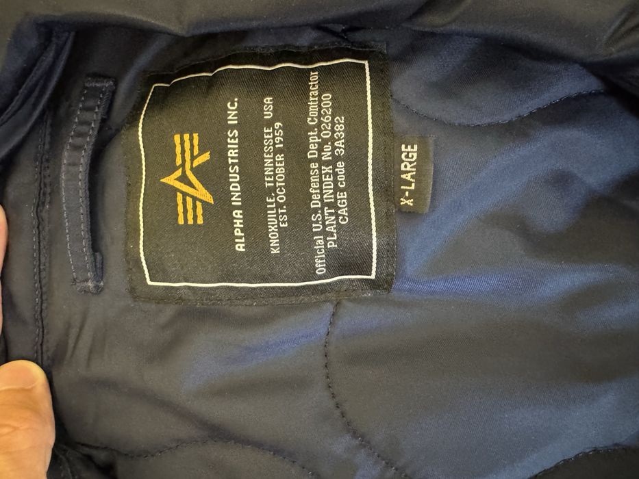 Alpha Industries Бомбер Зимняя Куртка Новая