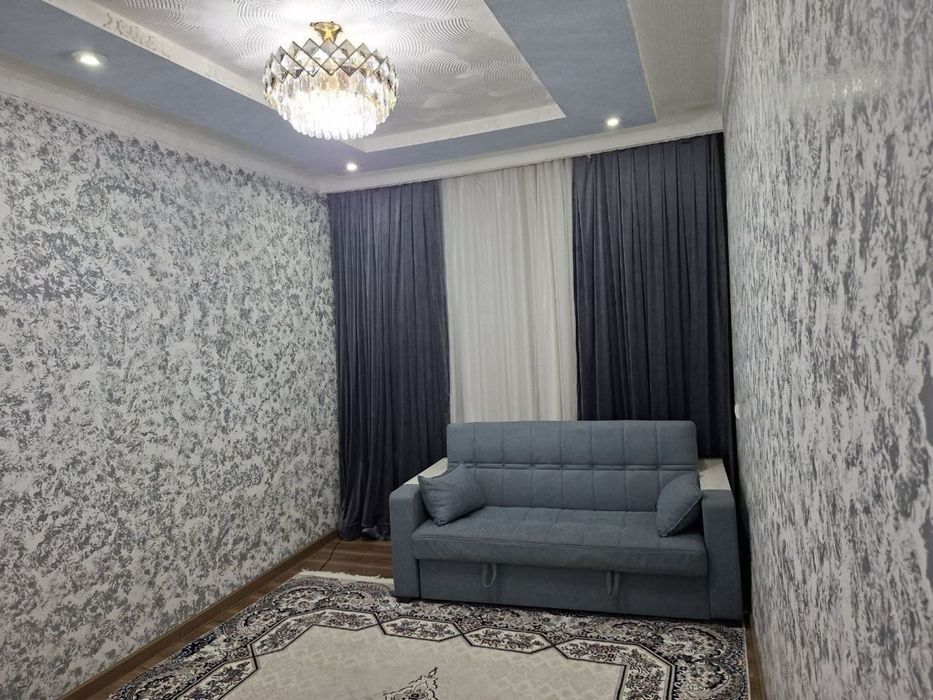 1 комнатная (38кв.м.) в 8 микрорайоне (Чинара) | переделанная в 2х ком