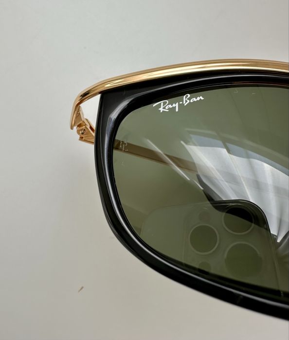 Ray-Ban B&L USA Vintage XL – 60мм G15 стъкло, черно/златно, ТОП състояние