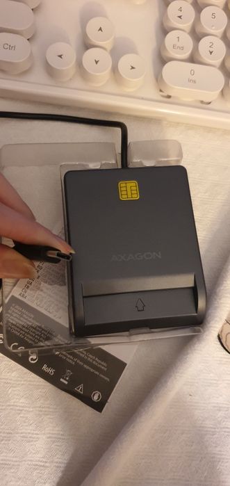 Cititor carduri - Ci, buletin - USB C - Axagon